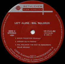 画像をギャラリービューアに読み込む, Mal Waldron - Left Alone (LP Record / Used)
