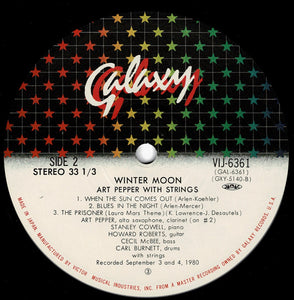 Art Pepper - Winter Moon (LP Record / Used)
