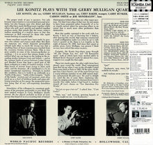 画像をギャラリービューアに読み込む, Lee Konitz - Lee Konitz Plays With The Gerry Mulligan Quartet (LP Record / Used)
