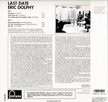 画像をギャラリービューアに読み込む, Eric Dolphy - Last Date (LP Record / Used)
