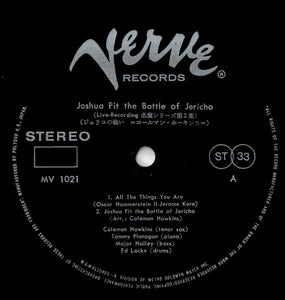 Coleman Hawkins - Joshua Fit The Battle Of Jericho (LP Record / Used)
