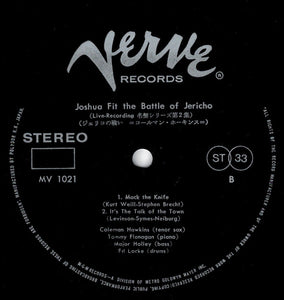 Coleman Hawkins - Joshua Fit The Battle Of Jericho (LP Record / Used)