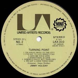 Jimmy Holiday - Turning Point (LP Record / Used)