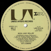 画像をギャラリービューアに読み込む, Fats Domino - Rock And Rollin&#39; With Fats Domino (LP Record / Used)
