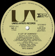 画像をギャラリービューアに読み込む, Fats Domino - ...A Lot Of Dominos ! (LP Record / Used)
