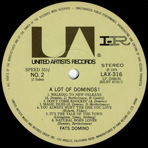 Fats Domino - ...A Lot Of Dominos ! (LP Record / Used)