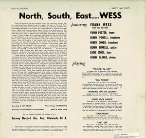 Frank Wess - North, South, East.....Wess (LP Record / Used)