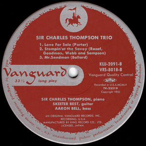 Sir Charles Thompson Trio - Sir Charles Thompson Trio (LP Record / Used)