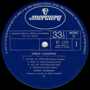 Sarah Vaughan - Sarah Vaughan (LP Record / Used)