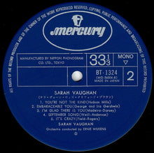Load image into Gallery viewer, Sarah Vaughan - Sarah Vaughan (LP Record / Used)
