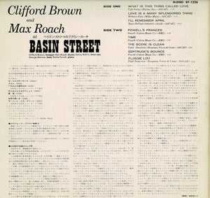 Clifford Brown And Max Roach - At Basin Street (LP Record / Used)