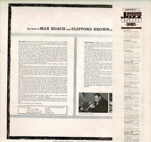 Max Roach, Clifford Brown - The Best Of Max Roach And Clifford Brown In Concert! (LP Record / Used)