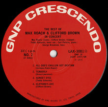 画像をギャラリービューアに読み込む, Max Roach, Clifford Brown - The Best Of Max Roach And Clifford Brown In Concert! (LP Record / Used)
