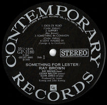 画像をギャラリービューアに読み込む, Ray Brown - Something For Lester (LP Record / Used)
