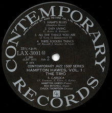 画像をギャラリービューアに読み込む, Hampton Hawes - Hampton Hawes Trio, Vol. 1 (LP Record / Used)
