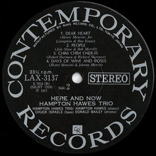 画像をギャラリービューアに読み込む, Hampton Hawes Trio - Here And Now (LP Record / Used)
