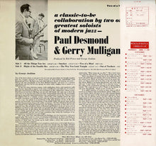 画像をギャラリービューアに読み込む, Paul Desmond, Gerry Mulligan - Two Of A Mind (LP Record / Used)
