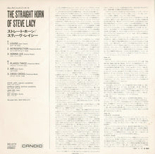 画像をギャラリービューアに読み込む, Steve Lacy - The Straight Horn Of Steve Lacy (LP Record / Used)

