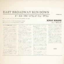 Load image into Gallery viewer, Sonny Rollins - East Broadway Run Down (LP Record / Used)
