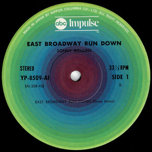 Sonny Rollins - East Broadway Run Down (LP Record / Used)