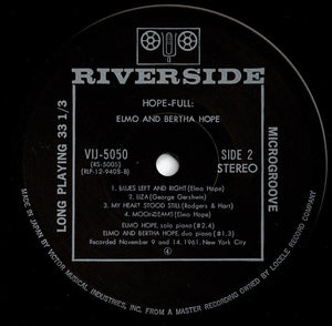 Elmo Hope - Hope-Full (LP Record / Used)