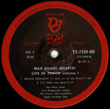 画像をギャラリービューアに読み込む, Max Roach - Live In Tokyo Vol.1 (LP Record / Used)
