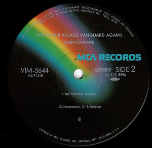 John Coltrane - Live At The Village Vanguard Again! (LP Record / Used)
