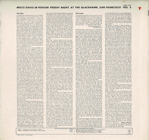 Miles Davis - In Person, Friday Night At The Blackhawk, San Francisco, Volume I (LP Record / Used)