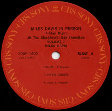 画像をギャラリービューアに読み込む, Miles Davis - In Person, Friday Night At The Blackhawk, San Francisco, Volume I (LP Record / Used)
