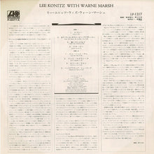 画像をギャラリービューアに読み込む, Lee Konitz, Warne Marsh - Lee Konitz With Warne Marsh (LP Record / Used)
