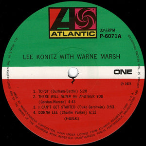 Lee Konitz, Warne Marsh - Lee Konitz With Warne Marsh (LP Record / Used)