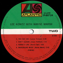 画像をギャラリービューアに読み込む, Lee Konitz, Warne Marsh - Lee Konitz With Warne Marsh (LP Record / Used)

