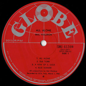 Mal Waldron - All Alone (LP Record / Used)