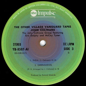 John Coltrane - The Other Village Vanguard Tapes (LP Record / Used)