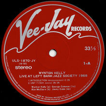 画像をギャラリービューアに読み込む, Wynton Kelly - Live At Left Bank Jazz Society 1968 (LP Record / Used)
