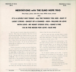 Elmo Hope Trio - Meditations (LP Record / Used)