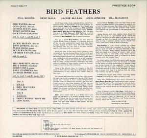 Phil Woods - Bird Feathers (LP Record / Used)