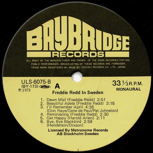 Freddie Redd - In Sweden (LP Record / Used)
