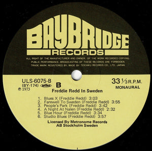 Freddie Redd - In Sweden (LP Record / Used)