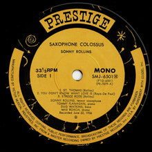 画像をギャラリービューアに読み込む, Sonny Rollins - Saxophone Colossus (LP Record / Used)
