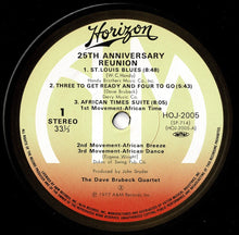 Load image into Gallery viewer, Dave Brubeck - 25th Anniversary Reunion (LP Record / Used)
