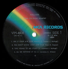 画像をギャラリービューアに読み込む, John Coltrane - Ballads (LP Record / Used)
