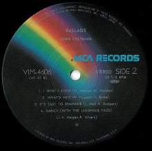 画像をギャラリービューアに読み込む, John Coltrane - Ballads (LP Record / Used)
