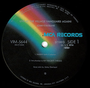 John Coltrane - Live At The Village Vanguard Again! (LP Record / Used)