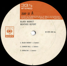 画像をギャラリービューアに読み込む, Weather Report - Black Market (LP Record / Used)
