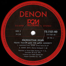 Load image into Gallery viewer, Frank Foster  - Manhattan Fever (LP Record / Used)
