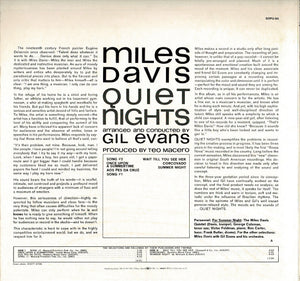 Miles Davis - Quiet Nights (LP Record / Used)