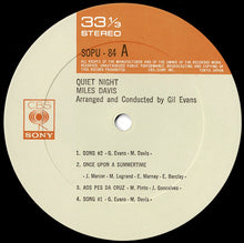 画像をギャラリービューアに読み込む, Miles Davis - Quiet Nights (LP Record / Used)
