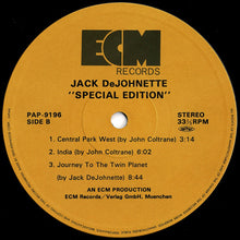 画像をギャラリービューアに読み込む, Jack DeJohnette - Special Edition (LP Record / Used)
