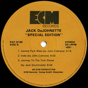 Jack DeJohnette - Special Edition (LP Record / Used)